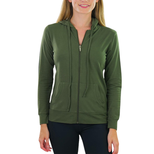 Sweat-shirts à capuche pour femmes en coton 100% de qualité supérieure, imprimés sur mesure, décontractés, d'hiver, à fermeture éclair, en gros, surdimensionnés, streetwear, bon marché - Product Image 3