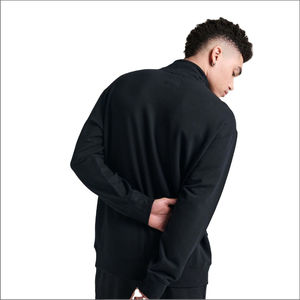 Sudadera de manga larga con media cremallera personalizable para hombre, ropa deportiva de entrenamiento al aire libre, sudaderas ajustadas con estampado de Fitness y media cremallera - Product Image 2