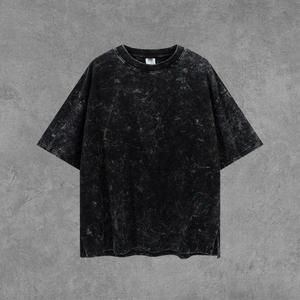 Vêtements simples personnalisés couleur unie/impression/imprimé vêtements en coton/polyester T-shirt de golf pour homme/T-Shirt lavage à l'acide - Product Image 1