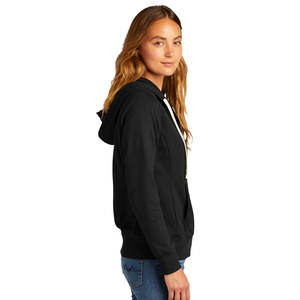 Mujeres sueltas impreso cordón cremallera gimnasio sudaderas térmicas - Product Image 3