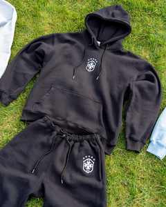 Conjuntos de Sudadera con capucha de peso pesado de invierno de gran tamaño, chándal deportivo para correr, conjunto de chándal para hombres - Product Image 5