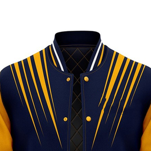 Chaqueta Universitaria Personalizada de la Mejor Calidad, Sublimada, con Letras, para Adultos, Color Personalizado, Logotipo Personalizado en la Parte Delantera - Product Image 6