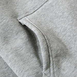 Professional Manufacture Custom Logo Printed Grey Hooded Winter Solid Sportswear Training Wear <b>Thermal</b> <b>Fleece</b> Breathable - Product Image 4