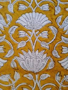 Mantel de Navidad con estampado Floral amarillo, mantel con estampado de bloques indios, cubierta de mesa de algodón puro, regalo de Acción de Gracias hecho a mano - Product Image 5