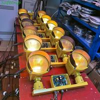 Projecteur halogène surélevé RGL 150W jaune clignotant pour éclairage au sol des aéroports et aérodromes