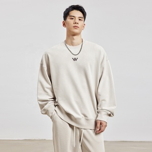 Sweat-shirt unisexe en coton de haute qualité, col rond, imprimé personnalisé, broderie, sweat-shirt pour femme, sweat-shirt pour homme - Product Image 1