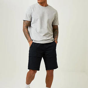 Servicio OEM, Camiseta de Algodón Sólido de Verano para Hombre de Alta Calidad, Personalizada, de Manga Corta, Tejida, Transpirable, con Logotipo Impreso Personalizado, Formal - Product Image 5