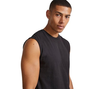 เสื้อกล้ามวิ่งออกกำลังกาย ใส่สบาย ทรงเข้ารูป น้ำหนักเบา ระบายอากาศได้ดี เป็นมิตรกับสิ่งแวดล้อม ผลิตจากโพลีเอสเตอร์/คอตตอน คอเสื้อยาว สำหรับผู้ชาย - Product Image 4