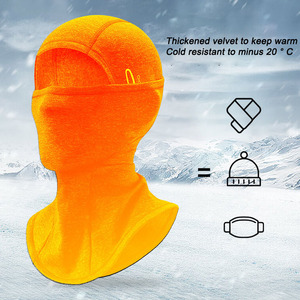 Balaclavas tactiques coupe-vent avec logo personnalisé, masque intégral chaud pour l'hiver, pour homme et femme, usage quotidien, sports inclus - Product Image 2