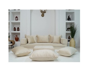 Asientos de suelo árabe Sofá de suelo árabe Piso de asiento Árabe | 14 piezas, 28 bailes con esponja 10 + 10 : 20cm - Product Image 1