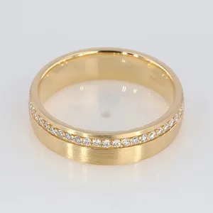 Prix de gros sans quantité minimale de commande Logo personnalisé Usine primée Conception simple Bijouterie en diamant unique Monture de bague de fiançailles pour dames