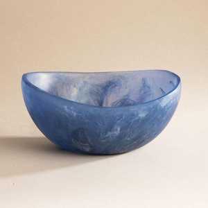 Bols de service bol en résine et aspect marbre Bol en résine fait à la main, bol Pearl Finishf avec émeraude en résine époxy Belle - Product Image 5