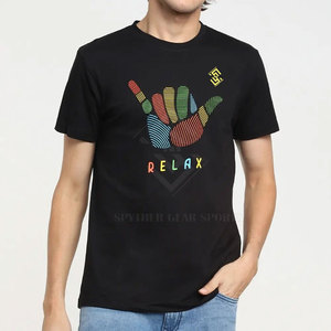 Camisetas Estampadas de Algodón/Poliéster Ecológicas de Secado Rápido y Transpirables de Alta Calidad, Cómodas para Uso en Exteriores, Corte Regular para Hombre, Nuevas - Product Image 1