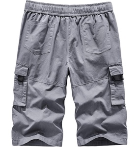 Hot Selling Men's Classic Fit 100% Cotton <b>Cargo</b> Shorts Zipper Fly Closure Quick Dry Anti-Wrinkle Breathable OEM Service Outdoor - Product Image 3