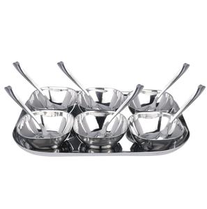 wholesale supplier Stainless Steel <b>Soup</b> <b>Bowls</b> manufacturer Double Walled Metal Snacks <b>Bowls</b> <b>set</b> of 4 - Product Image 2