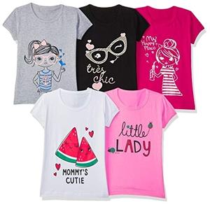Camiseta de Moda para Mujer, Manga Corta, Venta al por Mayor, OEM, Estampada, Cuello Redondo, 100% Algodón, Calidad de Exportación, Logotipo Personalizado - Product Image 1