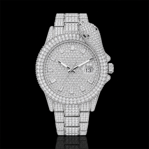 Reloj King Cobra de 42 mm para Hombre con Esfera Analógica Decorada con Cristales y Movimiento de Cuarzo Japonés - Product Image 1