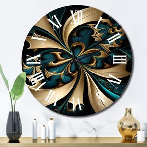 TEXTURES Horloges murales en résine époxy pour espaces exquis Cadeau unique de décoration intérieure Horloge murale époxy océanique par Antique Creation - Product Image 1