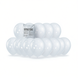 Palloncini Trasparenti a Forma di Stella per Feste, Confezione da 12 Pezzi, Decorazioni per Feste - Product Image 2