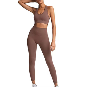 Ensembles de Yoga d'entraînement de Fitness de gymnastique de taille élastique de haute qualité pour femmes - Product Image 1