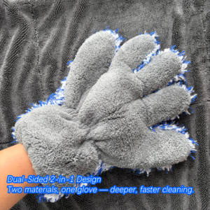 Gant de detailing TwinSkin - 2 textures, 5 doigts, portée de nettoyage illimitée - Product Image 2