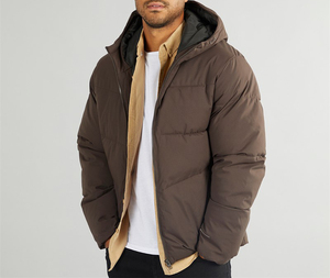 แจ็กเก็ตฤดูหนาวสำหรับผู้ชายเสื้อแจ็คเก็ตขนเป็ดน้ำหนักเบา - Product Image 1