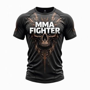 Mma personnalisé sublimé Rash Guards respirant Gym équipement d'entraînement pour les sports de combat et la performance athlétique vêtements personnalisés - Product Image 4