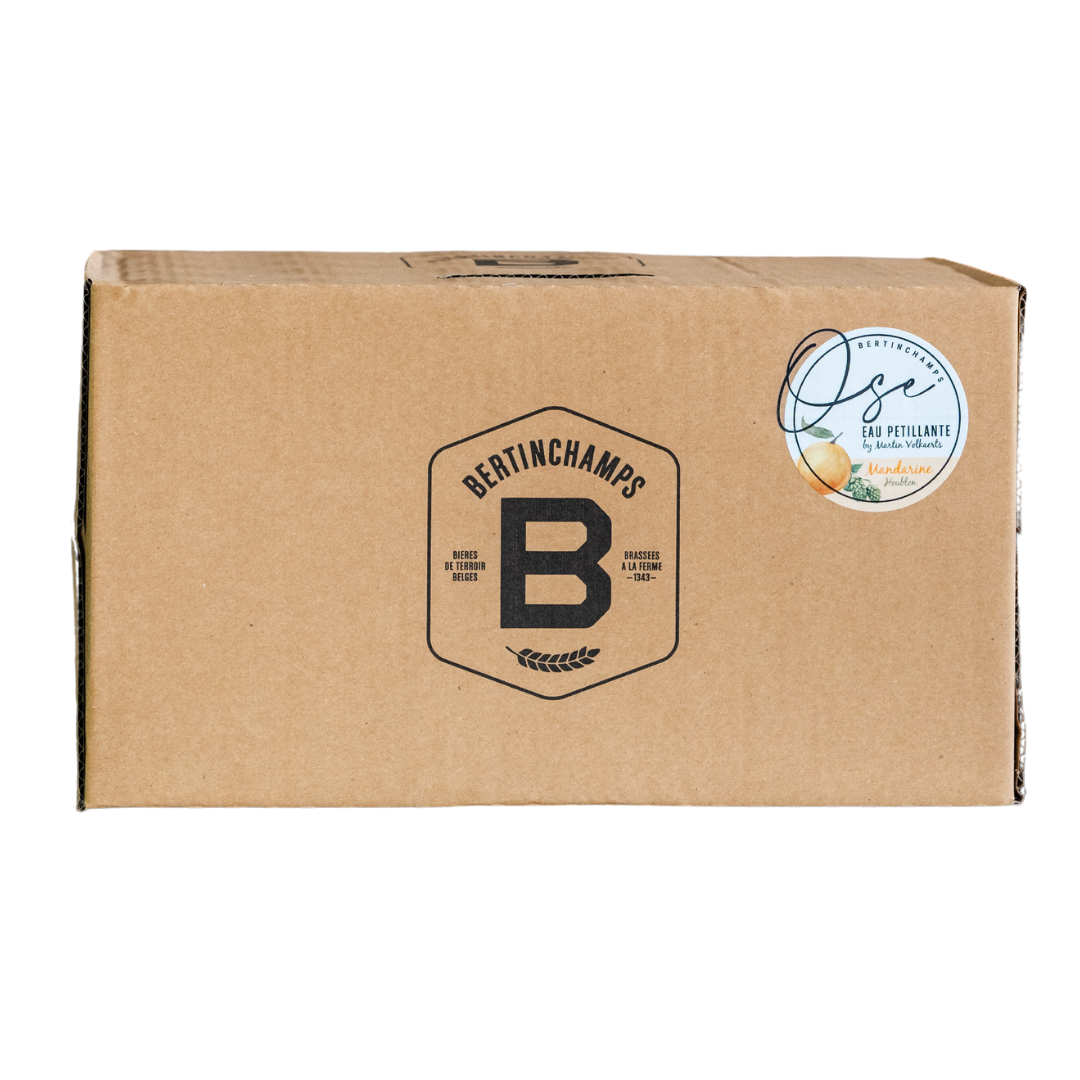 BIO Sparkling Water 33cl Ose Mandarin Hops Artisanal Non Alcoholic Wholesale Private Label Premium Drink