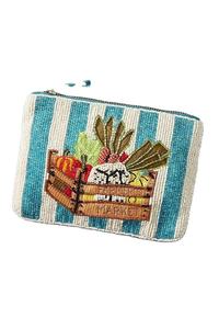 Porte-monnaie de luxe en perles, broderie de perles de haute qualité, idéal pour les cadeaux d'infirmière, accessoire élégant personnalisable - Product Image 3