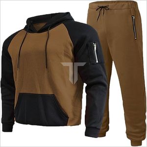 Nouvelle Collection – Ensemble Sportif Unisexe Tendance Automne : Sweat à Capuche Imprimé en Polaire à Manches Longues et Pantalon de Survêtement (2 Pièces) - Product Image 5