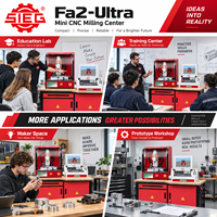 Centre d'usinage CNC vertical de bureau SIEG Fa2-Ultra avec simulateur 3D et machine virtuelle pour l'éducation, les laboratoires et la formation en fablab