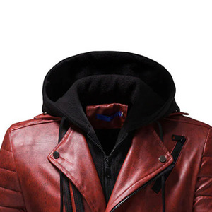 Veste en cuir véritable de qualité supérieure avec un design élégant coutures durables coupe confortable. pour une tenue décontractée ou formelle taille XS - Product Image 4