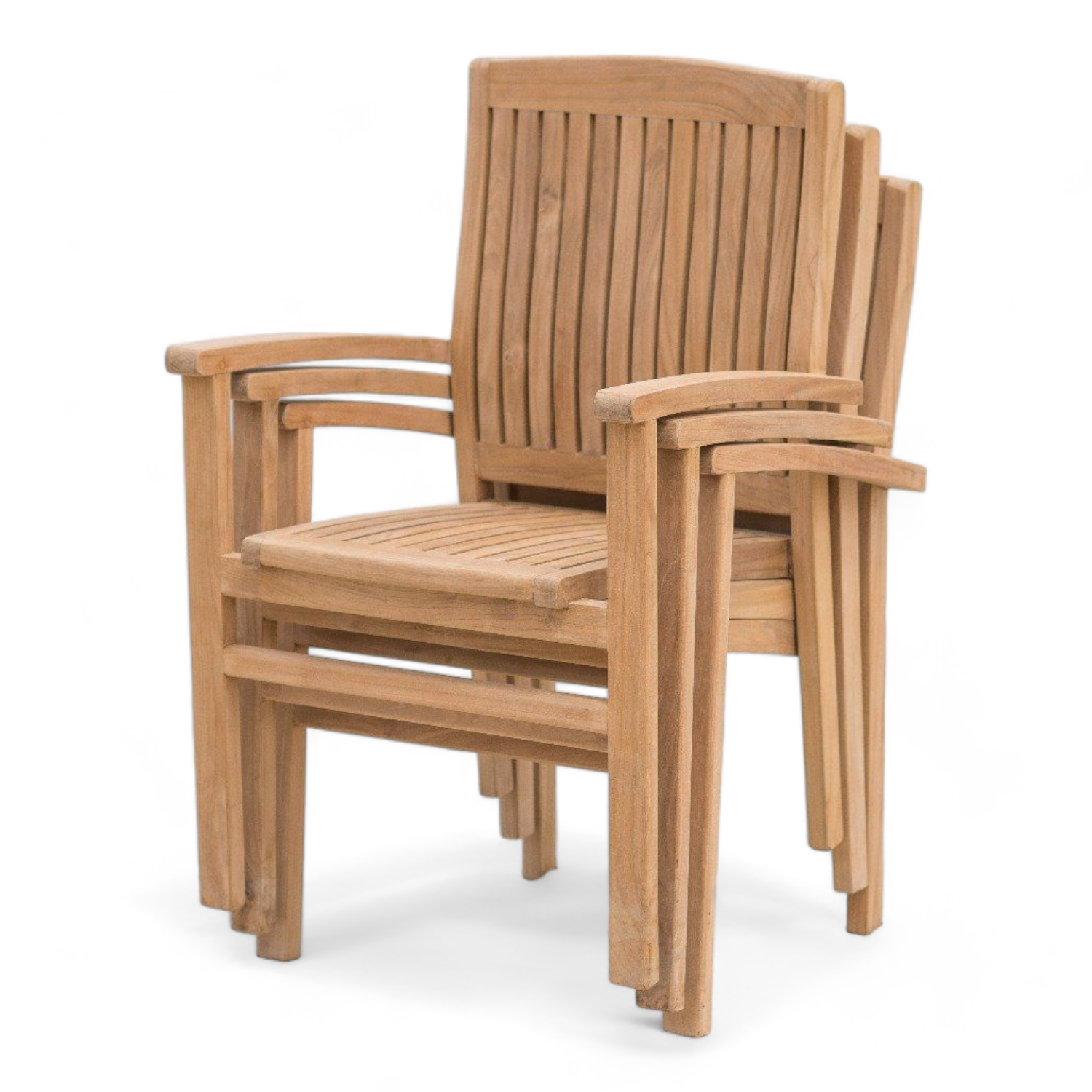 เก้าอี้ไม้สักแบบพรีเมี่ยมที่ยังไม่เสร็จ