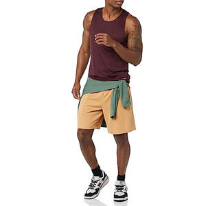 Wholesale Custom Logo <b>Men's</b> Gym Tank Top New Breathable Spandex Fitness Stringer <b>Running</b> Workouts Printed Singlet Badge - Product Image 6