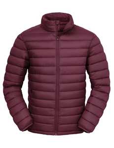 เสื้อแจ็คเก็ตพัฟเฟอร์ทรงสลิมฟิต ดีไซน์ทันสมัยสำหรับผู้ชาย ผลิตโดย OEM กันน้ำและกันลม เหมาะสำหรับกิจกรรมกลางแจ้ง ปิดด้วยซิป - Product Image 3