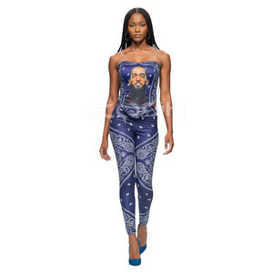 เสื้อครอปพิมพ์ลายผ้าพันคอสุดฮิต พร้อมพิมพ์ลายดิจิทัลตามสั่ง แฟชั่น Y2K ผู้ผลิตเสื้อครอป - Product Image 4