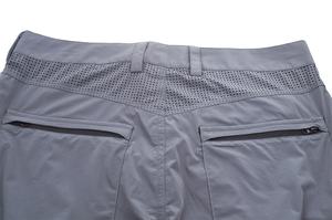 Pantalones cortos de pesca bordados personalizados para hombre, impermeables, transpirables, para exteriores, con cordón, logotipo medio incluido - Product Image 6