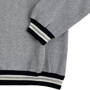 Sweat-shirt à capuche thermique en coton de haute qualité de style universitaire, imprimé brodé, design d'automne, polaire lavé - Product Image 4