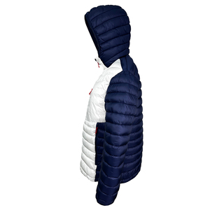 Veste d'hiver en duvet pour hommes en gros manteau nouveau Design col rabattu fermeture éclair coton matériel - Product Image 3