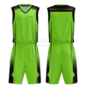 Conjuntos de Uniformes de Baloncesto sin Mangas con Diseño Personalizado OEM para Adultos, Sublimados, con Apliques, Tallas Grandes, Verano, 100% Poliéster - Product Image 1