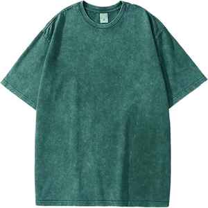 Latest Design <b>Acid</b> Wash Heavy Weight 240 GSM 100% Cotton T Shirt O-Neck <b>Drop</b> Shoulder <b>Acid</b> Wash T Shirt - Product Image 4