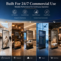 Pantalla LCD Táctil ZDHQ de 98 Pulgadas con Sistema Android, Cartel Digital para Uso en Interiores en Metro y Centros Comerciales