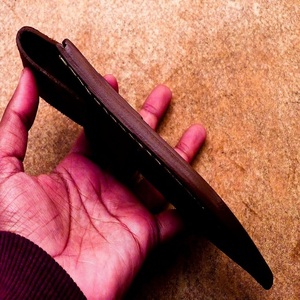 Étui en cuir grainé fait à la main pour lame de couteau fixe Étui de couteau EDC avec logo personnalisé - Product Image 6