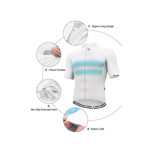 Maillot de cyclisme à séchage rapide sublimé VTT chemise de haute qualité Logo personnalisé maillot de cyclisme hommes - Product Image 5