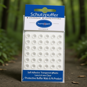 Self-Adhesive Transparent Plastic Lens 6.4 mm Clear Protective <b>Buffer</b> Mats & <b>Pads</b> Product - Product Image 3