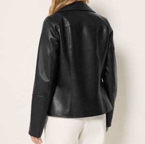 Veste en cuir d'hiver pour femme, grande taille, col montant, veste en cuir tendance 2025, veste homme de haute qualité - Product Image 2