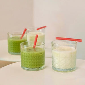 หลอดดูดข้าวแบบยั่งยืนหลอดดูดเครื่องดื่มสีชมพูแป้งธรรมชาติสำหรับค็อกเทลและเครื่องดื่ม - Product Image 3