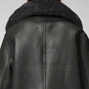 Vestes en cuir de mouton pour femmes, tricotées, respirantes, élégantes, chaudes, mode d'hiver, usage quotidien - Product Image 5