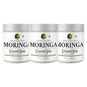 GreenOpia, el Más Vendido, 200g de Polvo de Hoja de Moringa, Extracto Herbal Envasado al Vacío, Alimento Saludable de Grado Alimenticio, Superalimento Ayurvédico para Adolescentes - Product Image 4