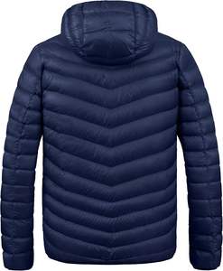 Chaqueta con Capucha de Nailon Ligera y Cálida para Hombre, Chaqueta de Invierno con Relleno de Plumón, Chaqueta Acolchada con Capucha y Logotipo Personalizado - Product Image 2